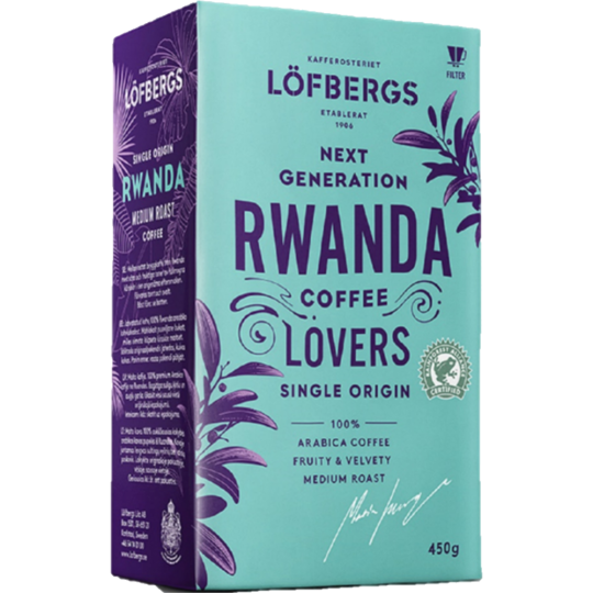 Кофе молотый «Lofbergs lila» Rwanda Single Origin, натуральный, 450 г