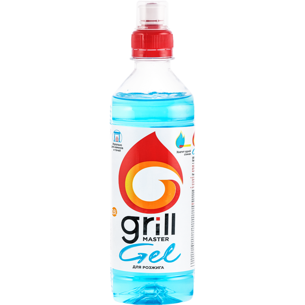 Жид­кость для роз­жи­га «Grill Master» гель, 0.5 л