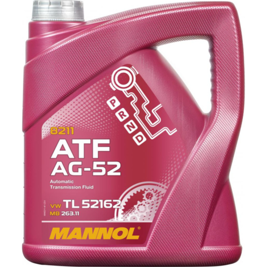 Трансмиссионное масло «Mannol» ATF AG52 Automatic Special 8211, 4 л