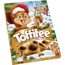 Кон­фе­ты шо­ко­лад­ные «Toffifee» Санта, 250 г