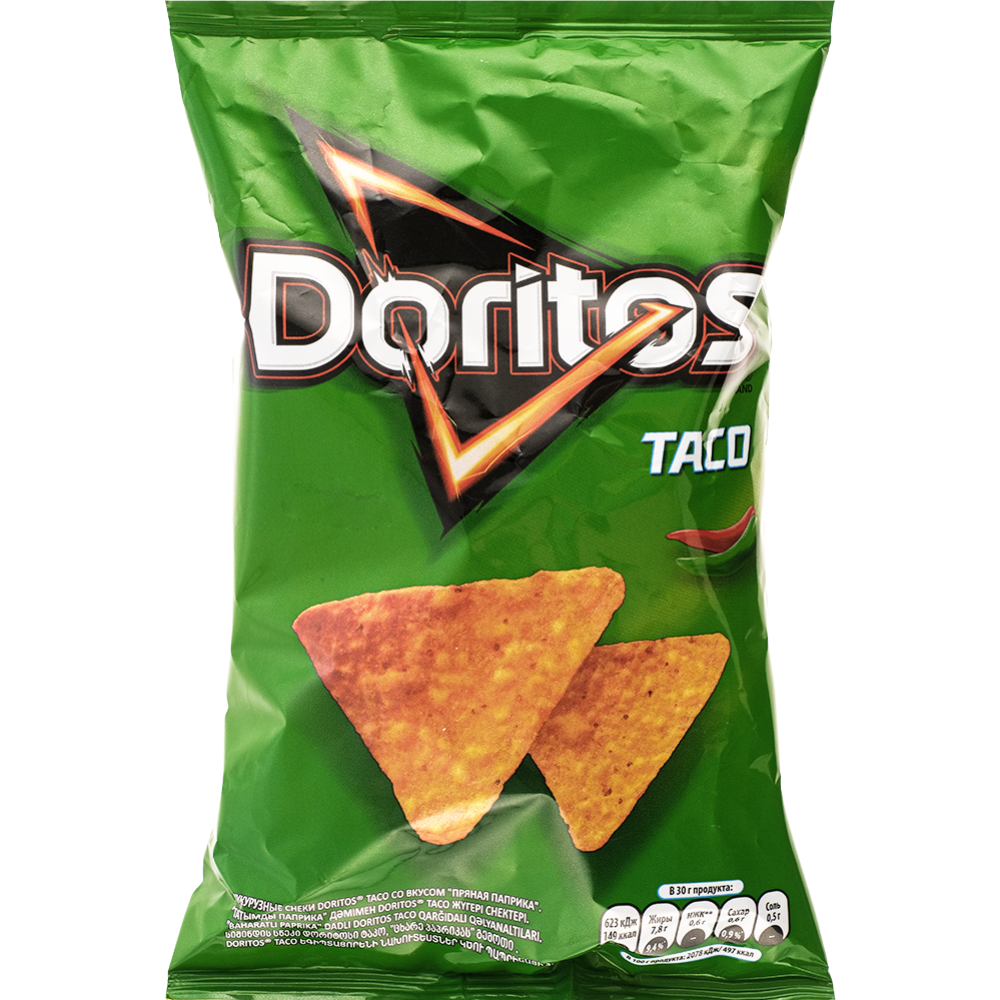 Снекикукурузные«Doritos»совкусомпрянаяпаприка,70г