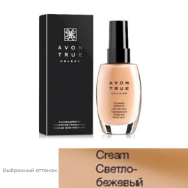 Матирующий тональный крем Avon "Спокойное сияние", Светло-бежевый/Cream, 30 мл (копия)