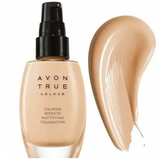 Матирующий тональный крем Avon "Спокойное сияние", Светло-бежевый/Cream, 30 мл (копия)