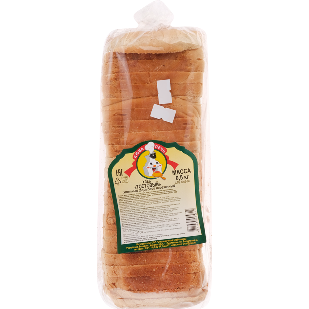 Хлеб «Тостовый» 500 г #0