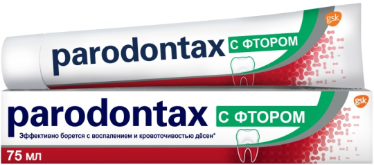 Parodontax Зубная паста с фтором (parodontax F), 75 мл