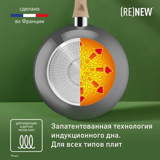 Сковорода ВОК TEFAL Renew 28 см C4251913