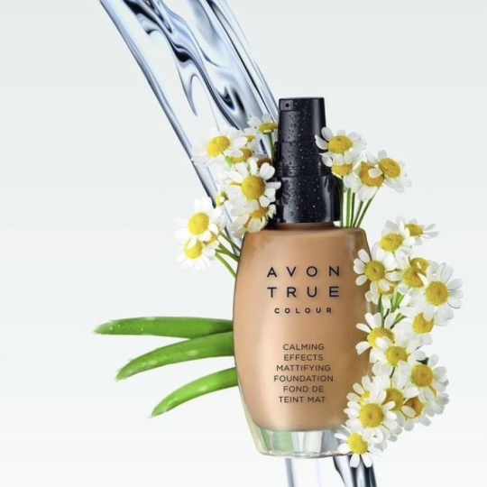 Матирующий тональный крем Avon "Спокойное сияние", Теплый бежевый/Warmest Beige, 30 мл