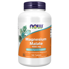 Магний Малат Now Foods Magnesium Malate, 180 капс.