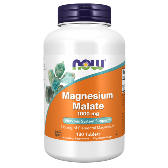 Магний Малат Now Foods Magnesium Malate, 180 капс.