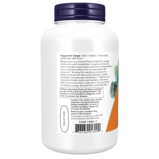 Магний Малат Now Foods Magnesium Malate, 180 капс.