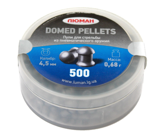 Пульки Люман Domed pellets, 0,68 г 4,5 мм (500 шт)