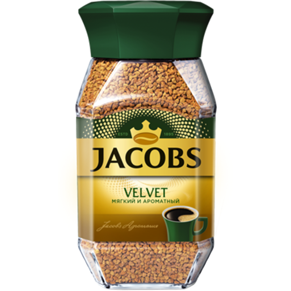 Кофе растворимый «Jacobs» Velvet, 190 г #0