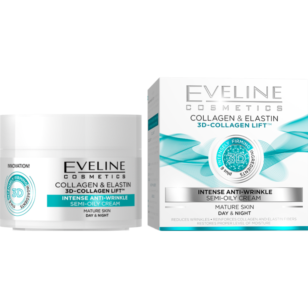 Крем для лица «Eveline» Активное омоложение для зрелой кожи, 50 мл  