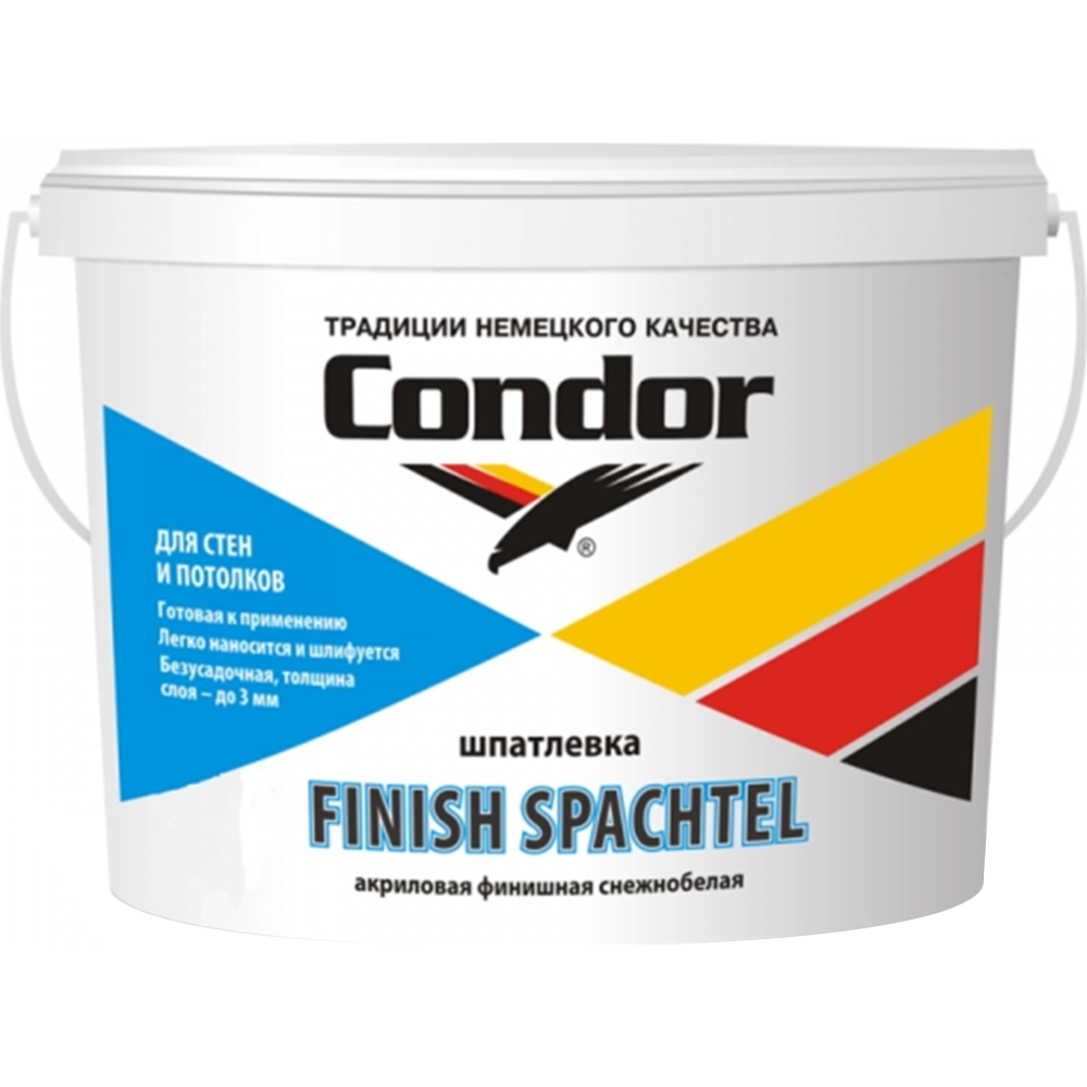 Шпатлевка «Condor» Finish Spachtel, 4 кг