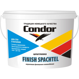 Шпатлевка «Condor» Finish Spachtel, 4 кг