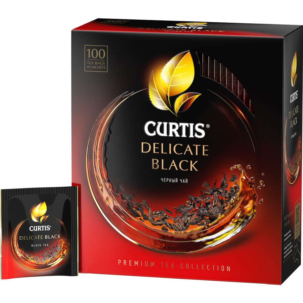 Чай черный «Curtis» Delicate Black, 100 шт,  170 г #1