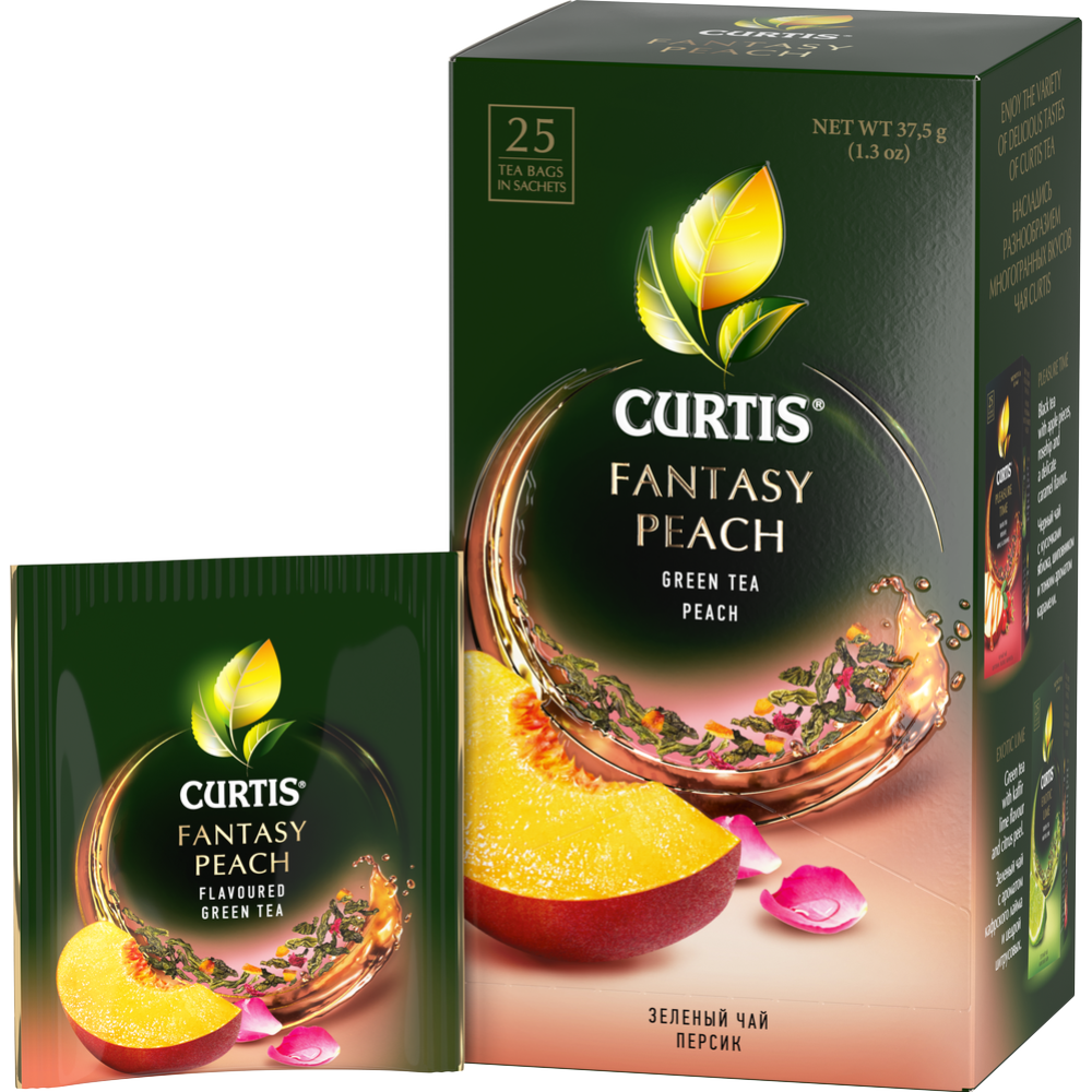 Чай зеленый «Curtis» Fantasy Peach, 25х1.5 г #1