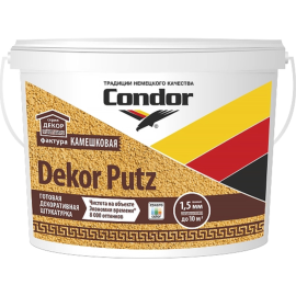 Штукатурка «Condor» Dekor Putz Kameshkovaya 1.5, 25 кг