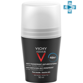 Дезодорант шариковый «Vichy» Homme, для чувствительной кожи, мужской, 50 мл