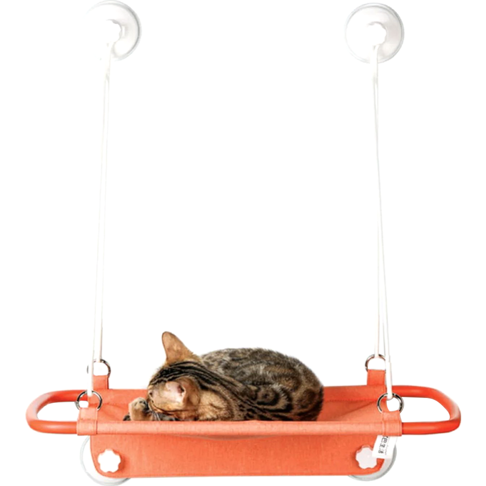 Гамак для животных «Furrytail» Pet Window Perch, DCJ, оранжевый