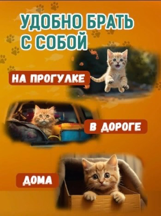 Корм для кошек влажный Рыбный обед №1, 4 пауча