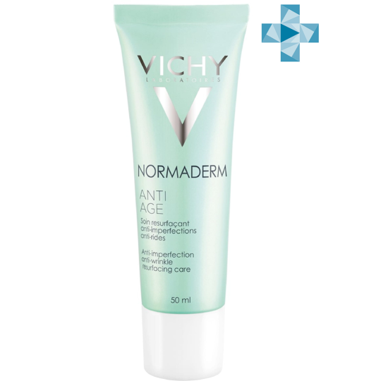 Крем-гель для лица «Vichy» Normaderm Anti-Age, признаки старения, 50 мл