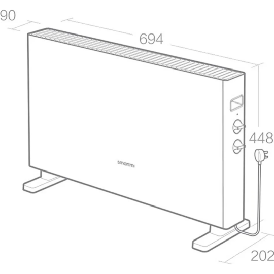 Конвектор «Smartmi» Convector Heater 1S, DNQ04ZM