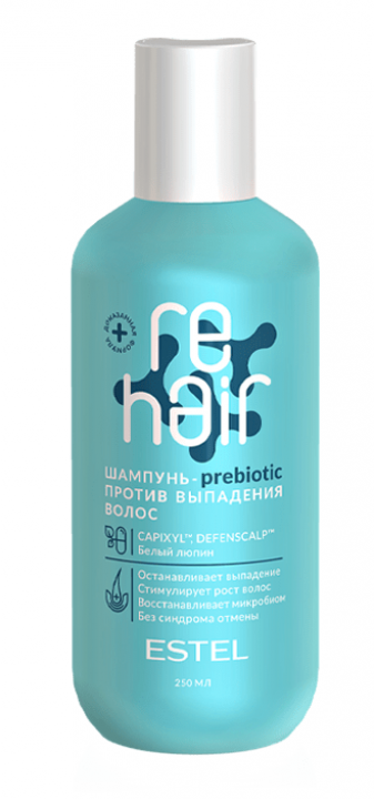 Шампунь prebiotic ESTEL reHAIR против выпадения волос для женщин, 250 мл