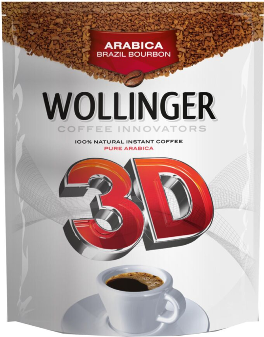 Кофе Wollinger 3D 475г растворимый сублимированный