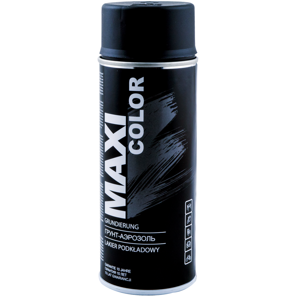 Грунт-аэрозоль «Maxi color» черный, 400 мл #0