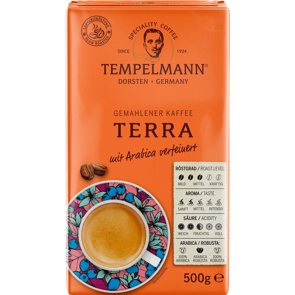 Кофе молотый «Tempelmann» Terra, 500 г