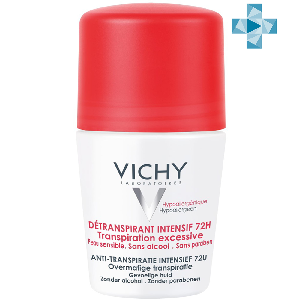 Картинка товара Дезодорант шариковый «Vichy» Deodorants, антистресс, 72 часа, 50 мл