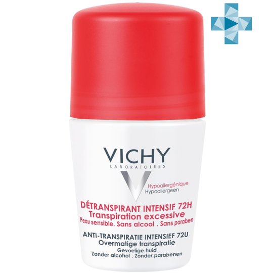 Дезодорант шариковый «Vichy» Deodorants, антистресс, 72 часа, 50 мл