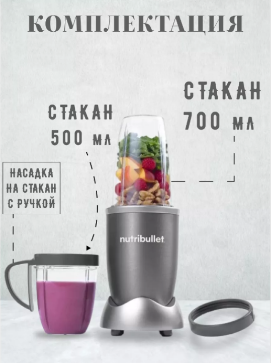 Блендер NUTRIBULLET NB607DG