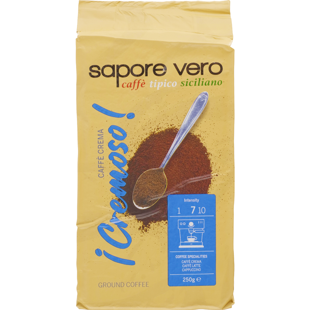 Кофе молотый «Sapore Vero» Cremoso, 250 г #0