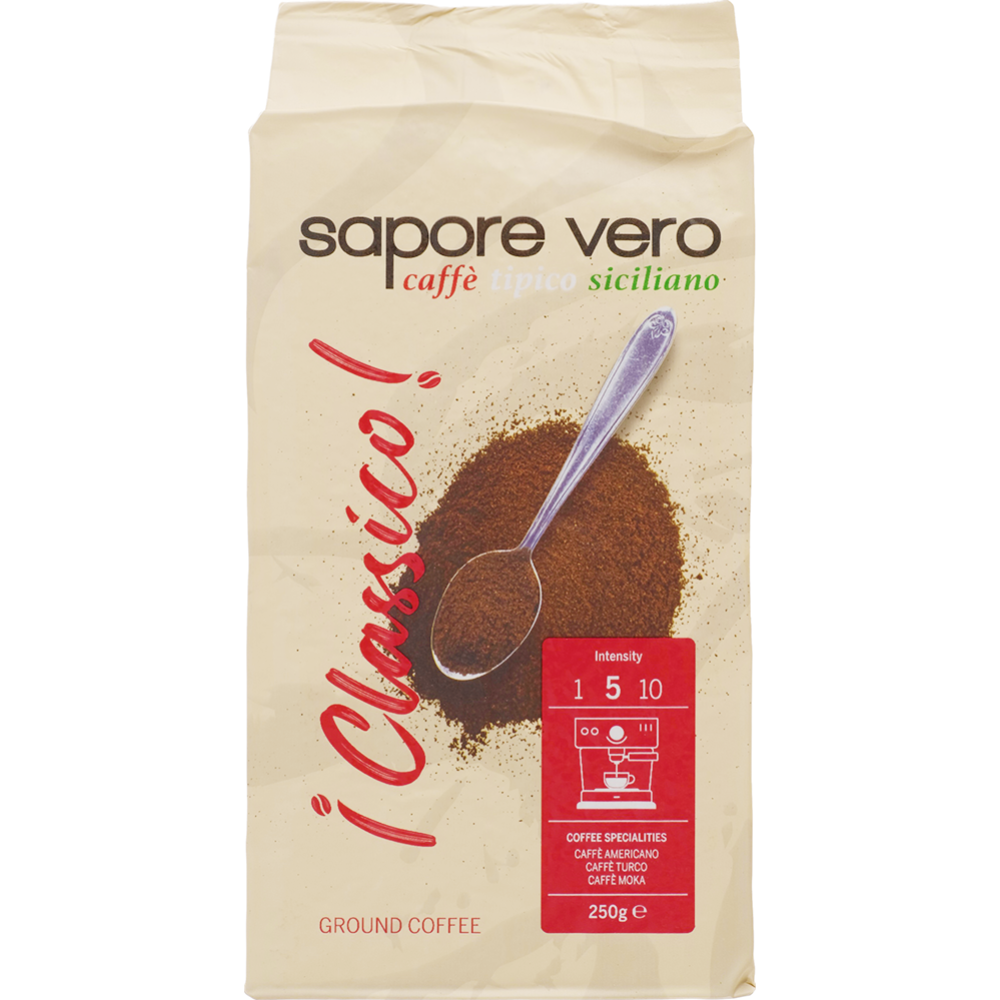 Кофе молотый «Sapore Vero Classico» 250 г #0