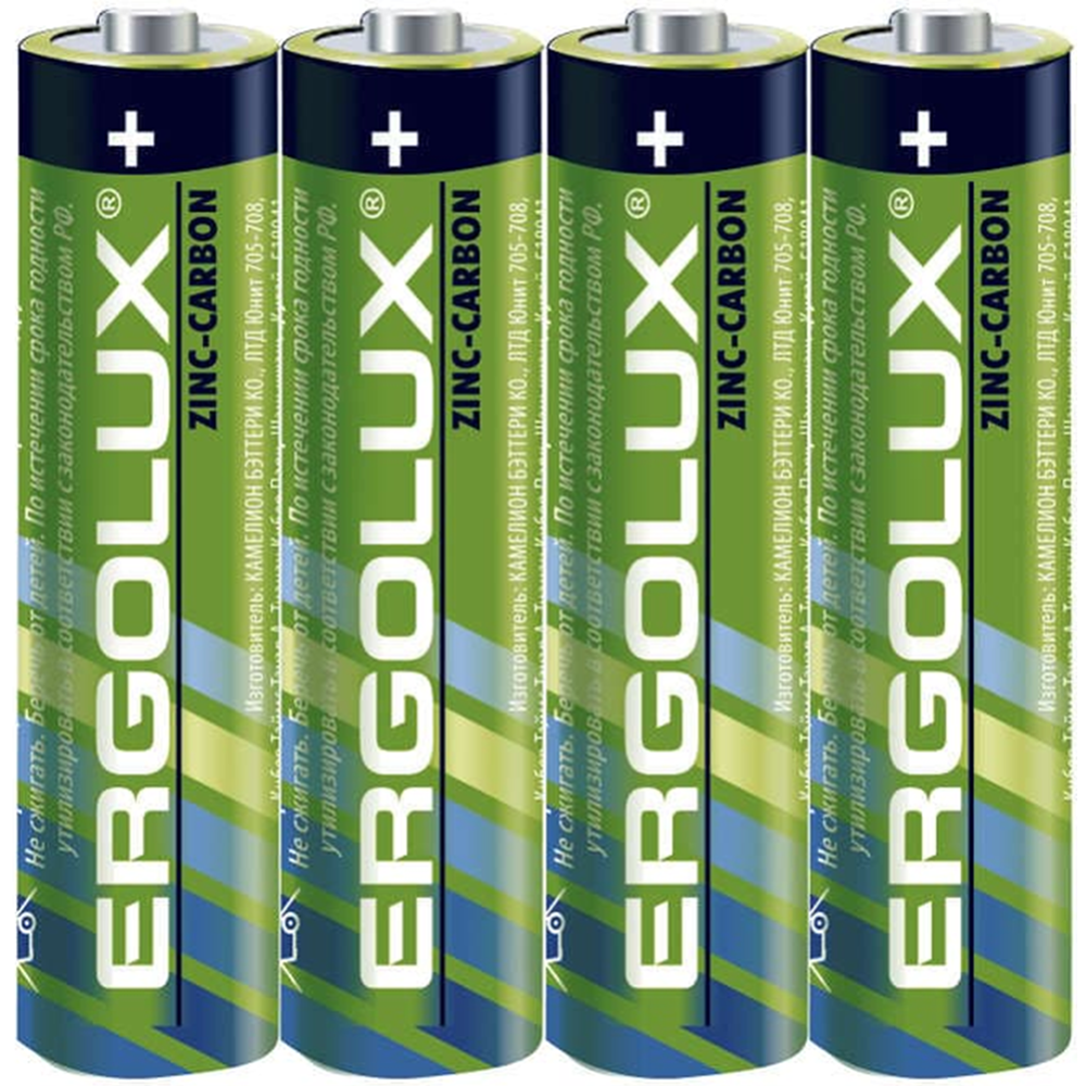 Комплект батареек «Ergolux» ААА SR4 1.5В, 12440, 4 шт #0