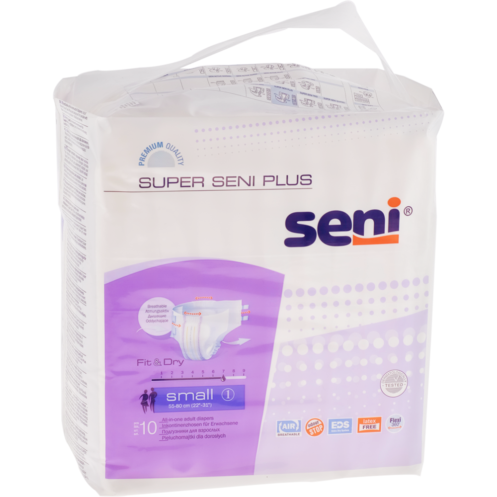 Подгузники для взрослых «Seni» Super Plus Small, 10 шт