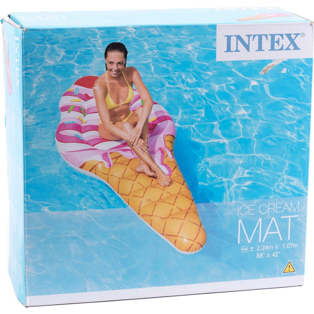 Матрас надувной для плавания «Intex» Мороженое, 224х107 см