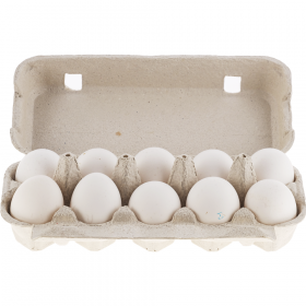 Яйца ку­ри­ные белые,  С-1, 10 шт