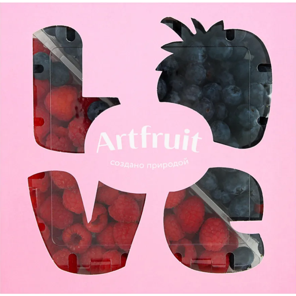 Ягод­ный набор «Artfruit» малина, го­лу­би­ка, 500 г