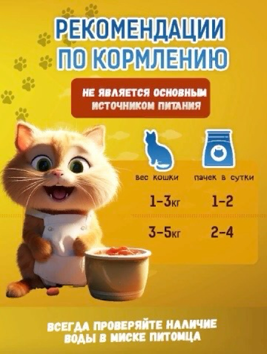 Корм для кошек влажный "Филейный тунец", 3 шт