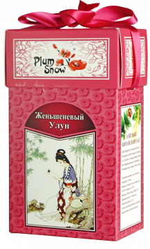 Чай зеленый Plum Snow  PS112 Женьшеневый Улун, 100г.