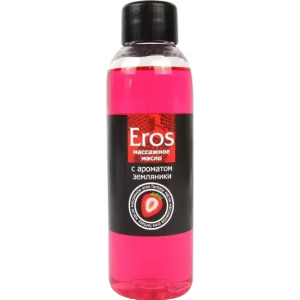 Массажное масло «Bioritm» Eros, c ароматом земляники, LB-13015, 75 мл