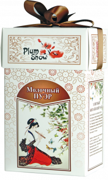 Чай черный Plum Snow  PS113 Молочный Пуэр, 100г.