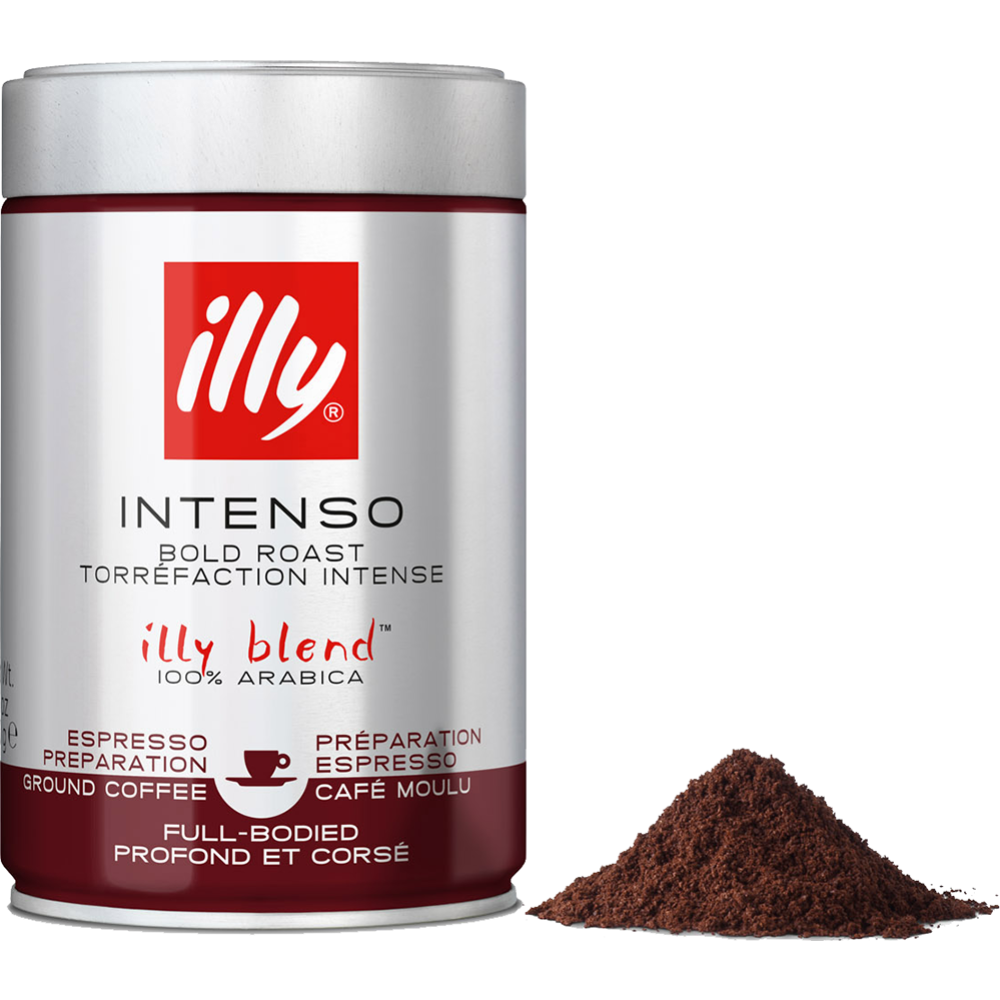 Кофе молотый «Illy» Espresso Intenso, 250 г #0