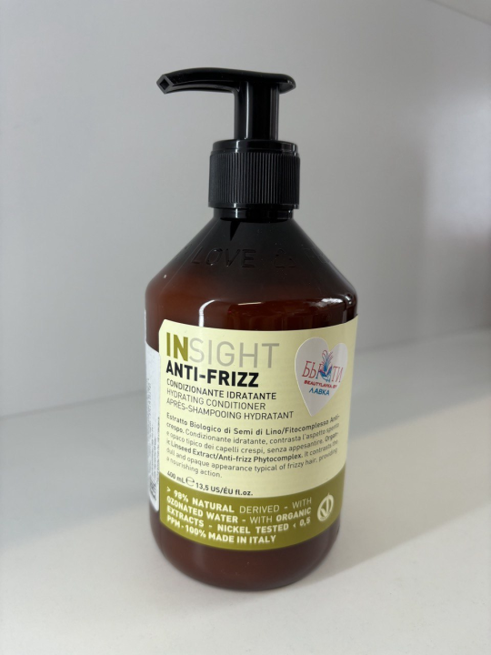 Insight ANTI-FRIZZ Разглаживающий кондиционер для непослушных 400  ml