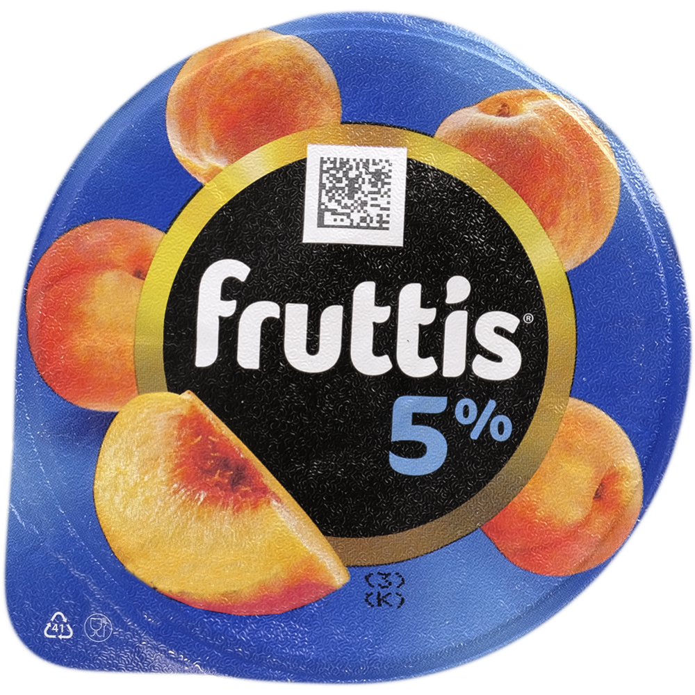 Йогуртный продукт «Fruttis» персик, 5%, 290 г #1