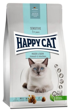 Сухой корм для кошек Happy Cat Happy Cat Sensitive Magen & Darm с уткой, 4 кг