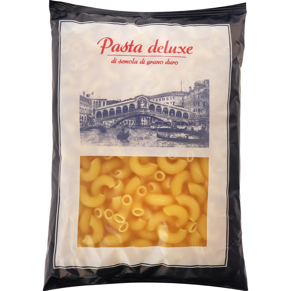 Из­де­лия ма­ка­рон­ные «Pasta deluxe» рожки риф­ле­ные, 400 г